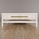 Кофейный стол Primo с двумя ящиками Светлый дуб варинант исполнения - 2 | Loft Concept в Омске