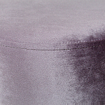 Пуф фиолетовый велюр на золотом металлическом основании Golden Belt варинант исполнения - 4 | Loft Concept в Омске