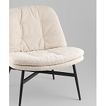 Кресло лаунж Tail молочный варинант исполнения - 2 | Loft Concept в Омске