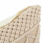 Чехол на подушку с макраме бежевого цвета Macrame варинант исполнения - 3 | Loft Concept в Омске