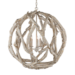 Люстра круглая в виде веток деревьев Natural Driftwood варинант исполнения - 1 | Loft Concept в Омске