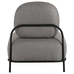 Кресло в серой рогожке  COLOR BLOCK варинант исполнения - 4 | Loft Concept в Омске