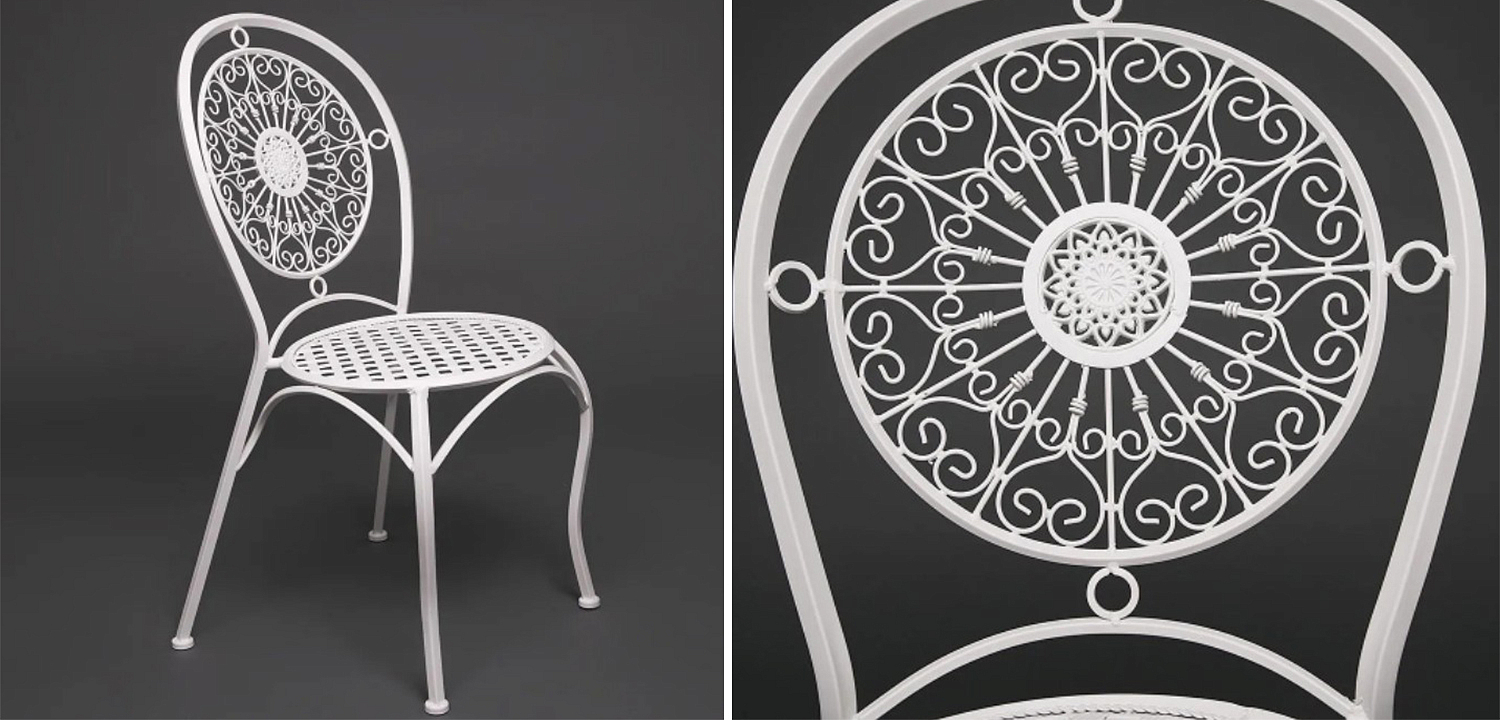 Стул Forged Patterns Anita White Стул Forged Patterns Anita White - Loft-Concept в Омске