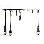 Дизайнерская Консоль Melting Silver Console Zhipeng Tan варинант исполнения - 1 | Loft Concept в Омске