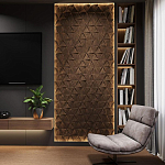 Гипсовая 3D панель с принтографией PM-50 варинант исполнения - 4 | Loft Concept в Омске