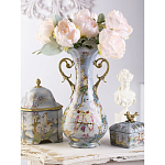 Ваза фарфоровая с попугаями Gaya варинант исполнения - 9 | Loft Concept в Омске