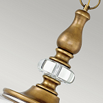 Люстра подвесная цвета латунь с прозрачным овальным стеклянным плафоном Hinkley варинант исполнения - 8 | Loft Concept в Омске