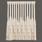 Декор на стену Белые Кисти Wall decor White Tassels варинант исполнения - 3 | Loft Concept в Омске