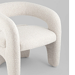 Кресло дизайнерское для лаунж зоны жемчужного цвета Pearl Lounge варинант исполнения - 4 | Loft Concept в Омске