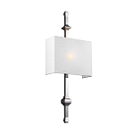 Бра с прямоугольным тканевым абажуром белого цвета Feiss варинант исполнения - 1 | Loft Concept в Омске