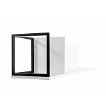 Полка навесная белая открытая Strict Lines  варинант исполнения - 4 | Loft Concept в Омске