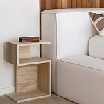 Дизайнерский журнальный стол фигурный с полками Gulip варинант исполнения - 2 | Loft Concept в Омске