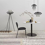 Торшер с трехъярусным плафоном из металлической сетки Metal Mesh Floor Lamp варинант исполнения - 2 | Loft Concept в Омске