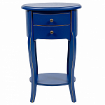 Синяя тумба на фигурных ножках Shelby варинант исполнения - 1 | Loft Concept в Омске