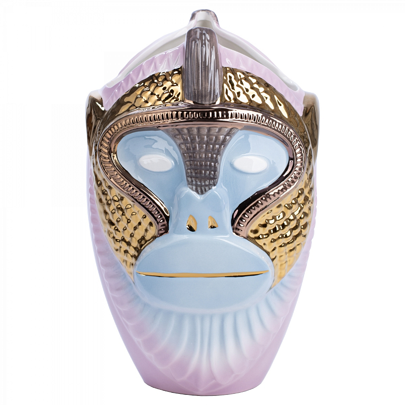 Ваза Primates Kandti Decoration Белый Золотой Розовый пастельный Ваза Primates Kandti Decoration Белый Золотой Розовый пастельный в Омске | Loft Concept