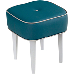 Квадратный мягкий пуф на белых ножках Winton Pouf Square варинант исполнения - 13 | Loft Concept в Омске