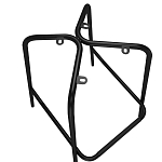 Барный стул со спинкой и подлокотниками на 4-х металлических ножках Douglas Rhombus Серый Велюр варинант исполнения - 6 | Loft Concept в Омске