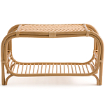 Скамья для прихожей из стеблей ротанга Willa Rattan Bench варинант исполнения - 3 | Loft Concept в Омске