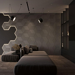 Гипсовая 3D Панель M-52 варинант исполнения - 1 | Loft Concept в Омске