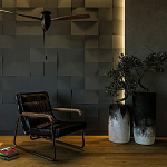 Гипсовая 3D Панель M-08 варинант исполнения - 2 | Loft Concept в Омске