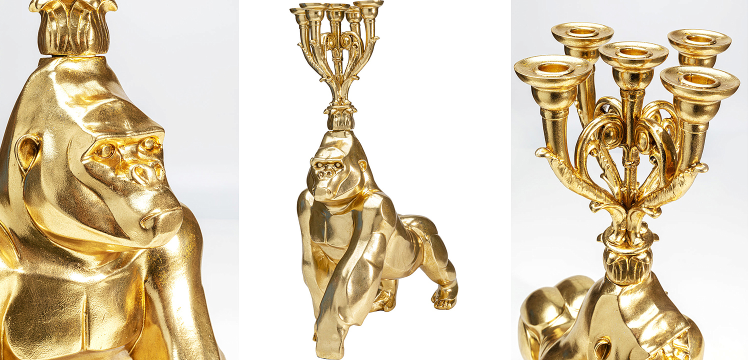 Подсвечник Golden Gorilla Подсвечник Golden Gorilla - Loft-Concept в Омске