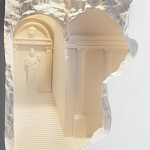 Встраиваемый в стену гипсовый светильник под покраску в античном стиле Antiquity Athena варинант исполнения - 9 | Loft Concept в Омске