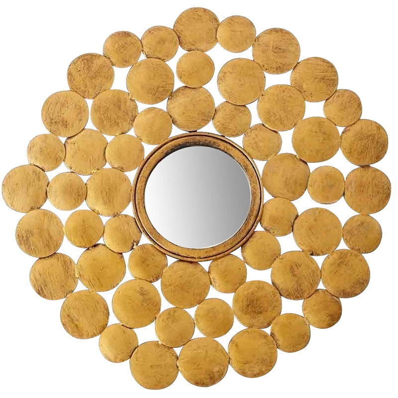 Настенное зеркало Ernest Metal Brass Mirror Латунь Настенное зеркало Ernest Metal Brass Mirror Латунь в Омске | Loft Concept