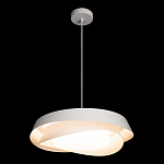 Подвесной светильник круглый белого цвета из металла Vita Cuna варинант исполнения - 4 | Loft Concept в Омске