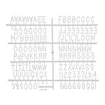 Доска для заметок Upcoming Events варинант исполнения - 3 | Loft Concept в Омске