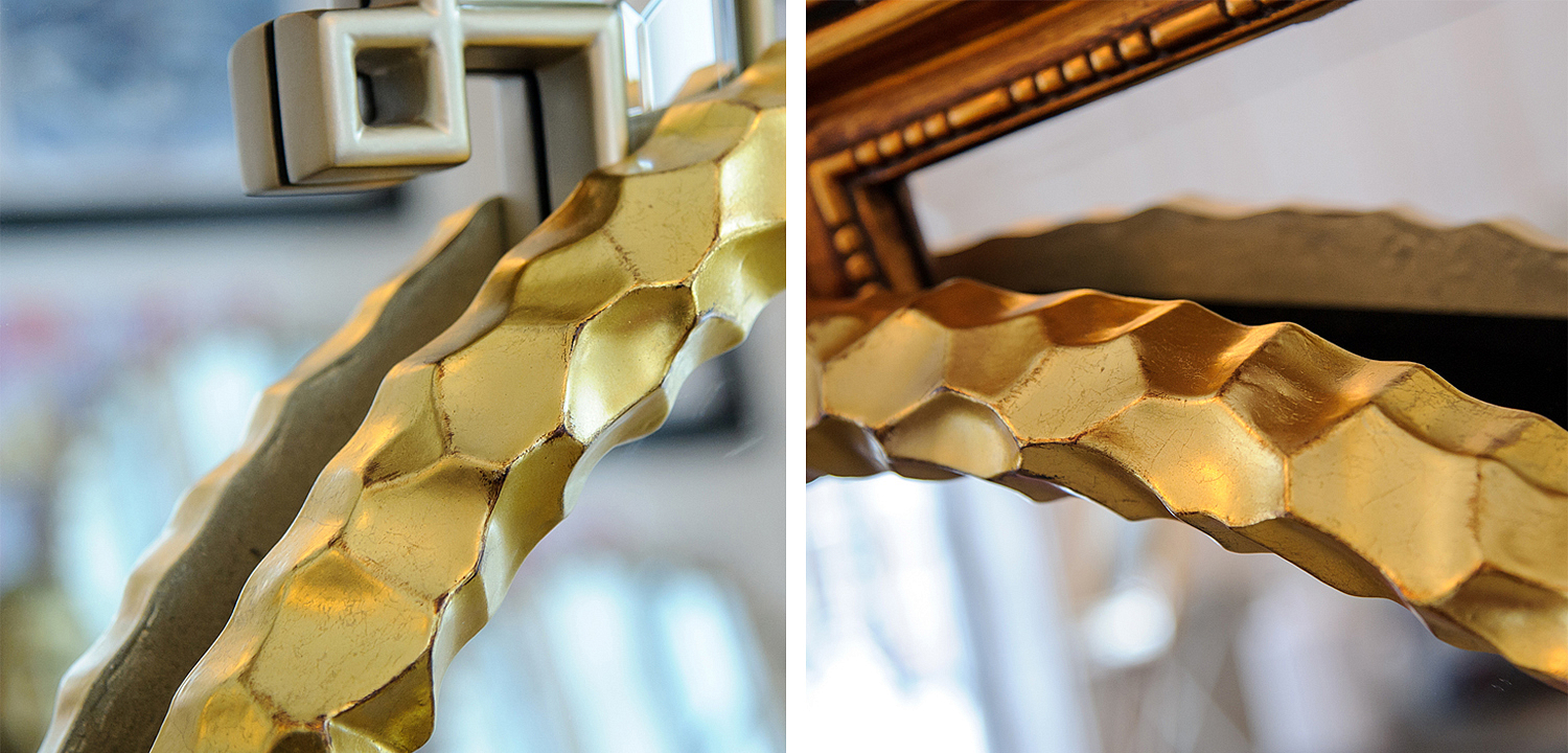 Зеркало Reginald Mirror round gold Зеркало Reginald Mirror round gold - Loft-Concept в Омске