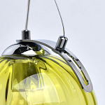 Люстра линейная с 5-ю разноцветными стеклянными плафонами Kaleido варинант исполнения - 9 | Loft Concept в Омске