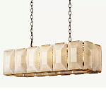 Люстра с абажуром из прямоугольных мраморных панелей Calling to Shine варинант исполнения - 3 | Loft Concept в Омске