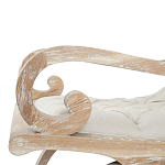 Кресло-качалка с мягкой обивкой из льна Ella Armchair beige варинант исполнения - 3 | Loft Concept в Омске