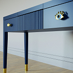 Туалетный стол - Трельяж Elsa Dreams Blue 120 см варинант исполнения - 3 | Loft Concept в Омске