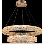 Люстра на 2 кольца с текстурной огранкой Reflection of Reality варинант исполнения - 5 | Loft Concept в Омске