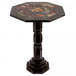 Кофейный стол из натуральных камней Змеевик и Яшма Natural Stone Tables варинант исполнения - 5 | Loft Concept в Омске