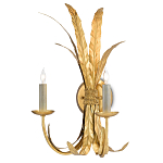 Бра с каркасом в виде пучка золотых перьев Bunch of Feathers варинант исполнения - 2 | Loft Concept в Омске