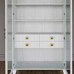 Дизайнерский шкаф витрина Elsa Dreams White с 4-мя ящиками варинант исполнения - 6 | Loft Concept в Омске