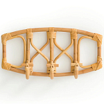 Настенная вешалка из ротанга Willa Wall Hanger S варинант исполнения - 2 | Loft Concept в Омске