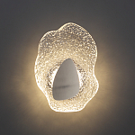 Бра с рельефным волнообразным стеклянным плафоном и вставкой из мрамора Liquid Stone варинант исполнения - 9 | Loft Concept в Омске