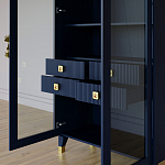 Дизайнерский шкаф витрина Elsa Dreams Blue с 4-мя ящиками варинант исполнения - 8 | Loft Concept в Омске