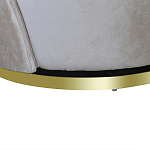 Кресло вращающееся велюровое кремовое Rotation варинант исполнения - 3 | Loft Concept в Омске