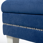 Мягкая банкетка с зоной для хранения Casket Blue варинант исполнения - 3 | Loft Concept в Омске