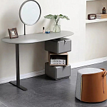 Консоль с зеркалом и  3-мя вращающимися ящиками Eloida варинант исполнения - 5 | Loft Concept в Омске