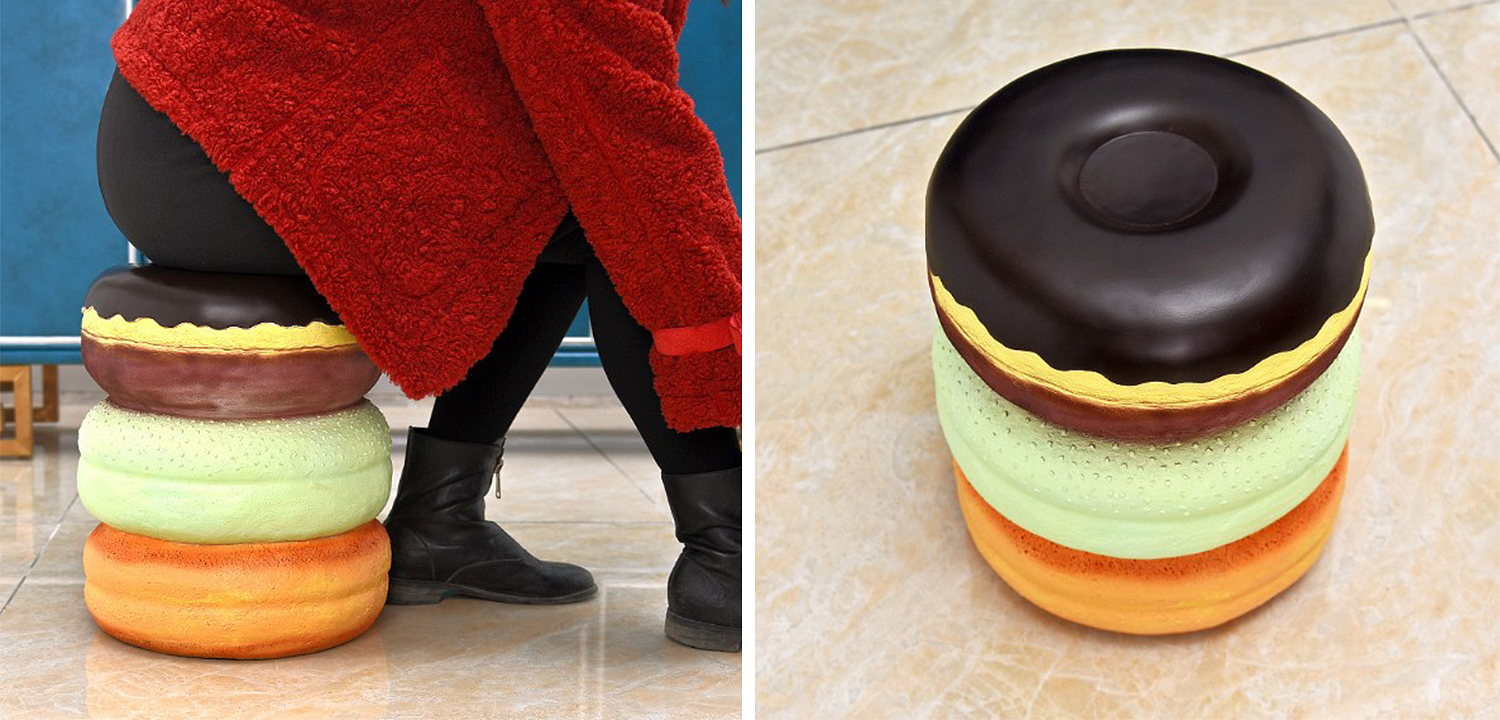 Приставной табурет Пончики Three Donuts Stool Приставной табурет Пончики Three Donuts Stool - Loft-Concept в Омске