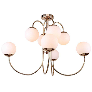 Люстра Gooseneck Pelle Chandelier 8 lamp