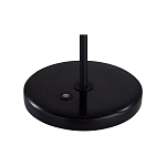 Настольная лампа черного цвета с круглым основанием и длинным прямым плафоном Trumpet tube варинант исполнения - 3 | Loft Concept в Омске