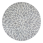 Столик с инкрустацией с перламутровым узором Flower Grey варинант исполнения - 2 | Loft Concept в Омске