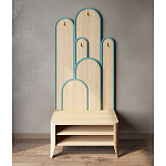 Вешалка «Байома» варинант исполнения - 1 | Loft Concept в Омске