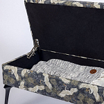 Банкетка с принтом из журавлей Crane варинант исполнения - 5 | Loft Concept в Омске